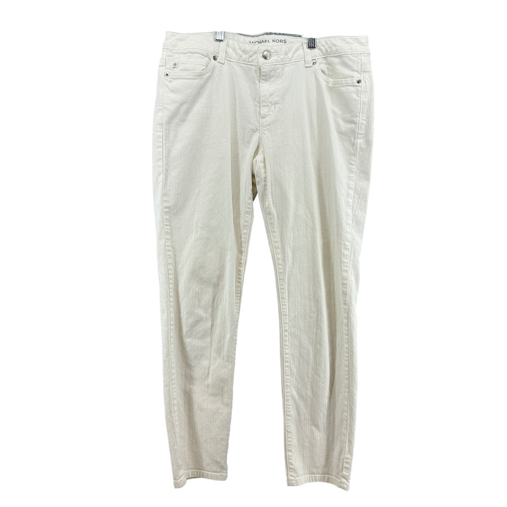 Michael‎ Kors White Denim Jeans Women's Size 10